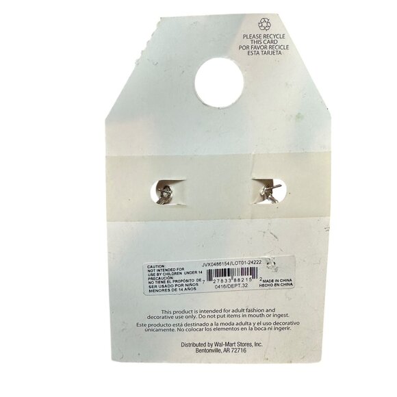 Christmas Hypoallergenic Holiday Hoop Earrings With Festive Bells Beads - Picture 6 of 6